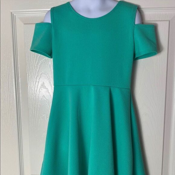 PINC GIRLS Cold Shoulder Cut-Out DRESS - Picture 1 of 6